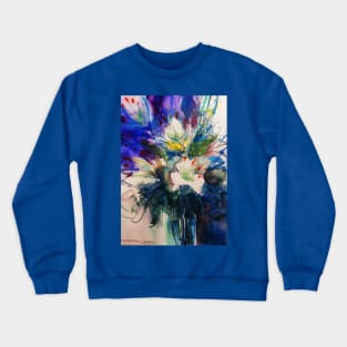 Loose Floral Watercolor #09 Crewneck Sweatshirt